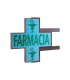 LB NEON — Cruz de farmácia
