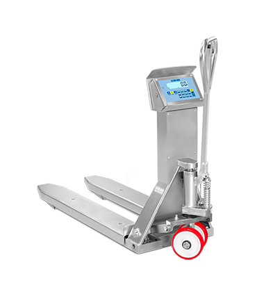 TPWI PRO — porta-paletes de pesagem em inox