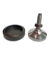 Zemic HJ-8-221 alloy steel mid high half ball foot
