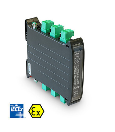 ZBA1S — barreira Zener ATEX/IECEx — vista 1