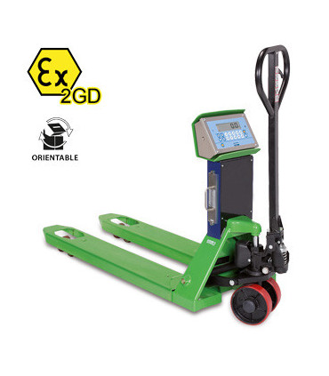 TPWX2GD20M-3 — porta-paletes de pesagem ATEX CE-M — vista 1