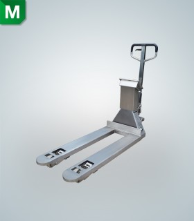 TP410IM - Porta paletes de pesagem Aço Inox c/Aferição
