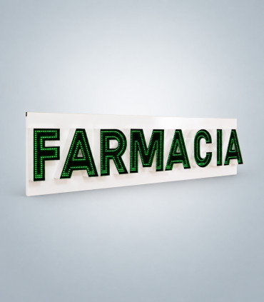 LB LUMEN — Letreiro LED de farmácia