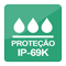 Proteção IP69K