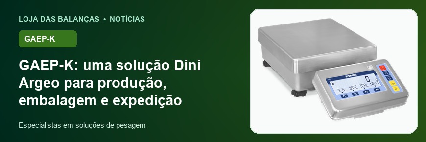GAEP-K: uma solução Dini Argeo para produção, embalagem e expedição