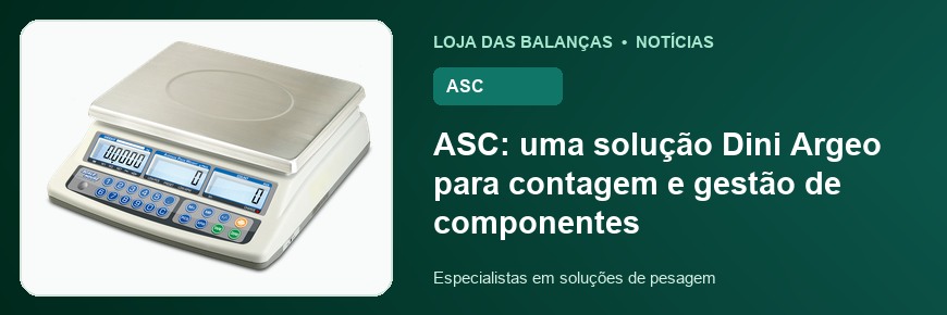 ASC: uma solução Dini Argeo para contagem e gestão de componentes
