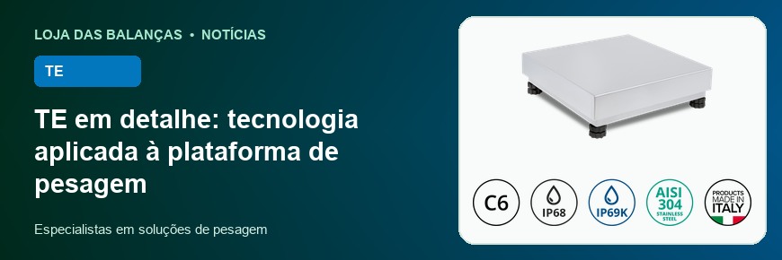 TE em detalhe: tecnologia aplicada à plataforma de pesagem