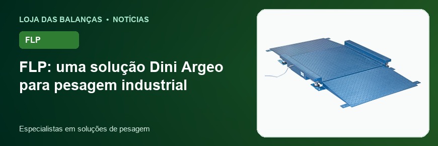 FLP: uma solução Dini Argeo para pesagem industrial