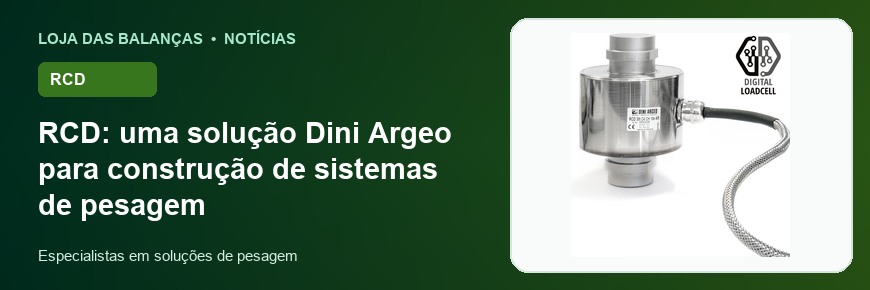 RCD: uma solução Dini Argeo para construção de sistemas de pesagem