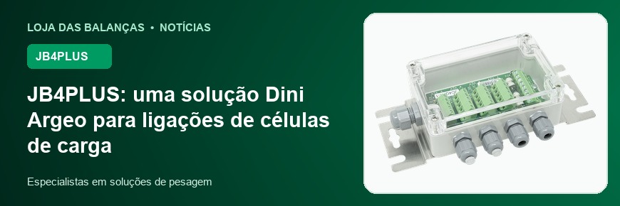 JB4PLUS: uma solução Dini Argeo para ligações de células de carga