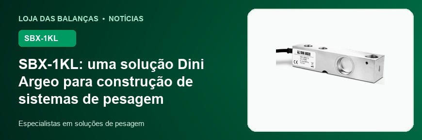 SBX-1KL: uma solução Dini Argeo para construção de sistemas de pesagem
