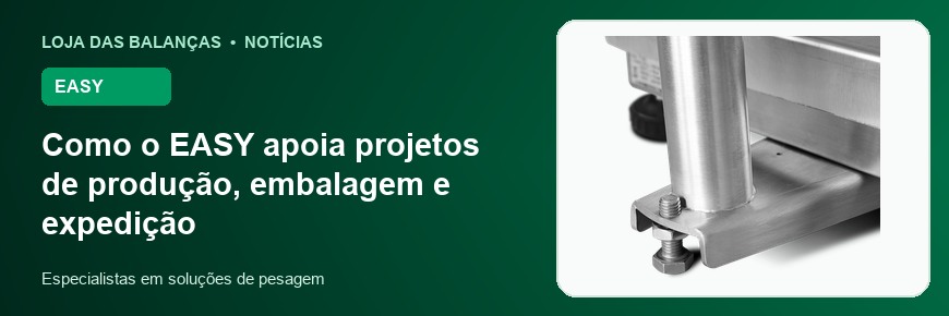 Como o EASY apoia projetos de produção, embalagem e expedição