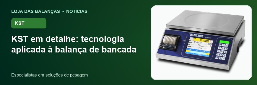 KST em detalhe: tecnologia aplicada à balança de bancada