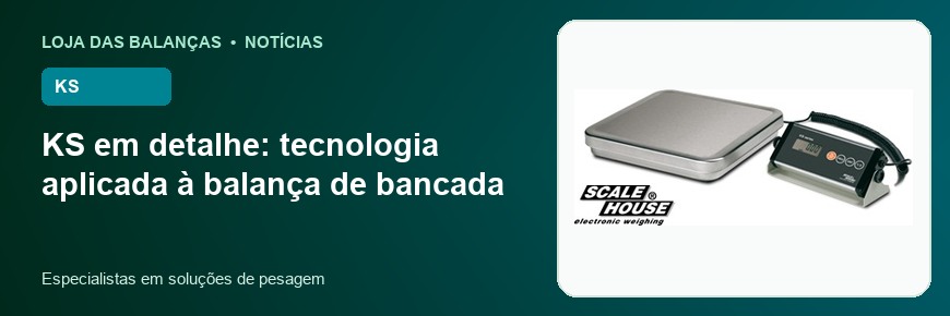 KS em detalhe: tecnologia aplicada à balança de bancada