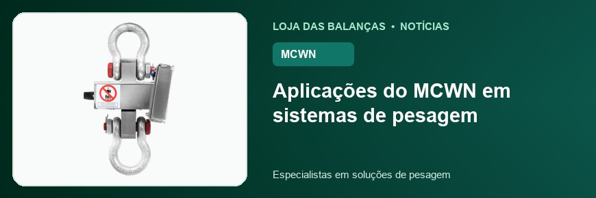 Aplicações do MCWN em sistemas de pesagem