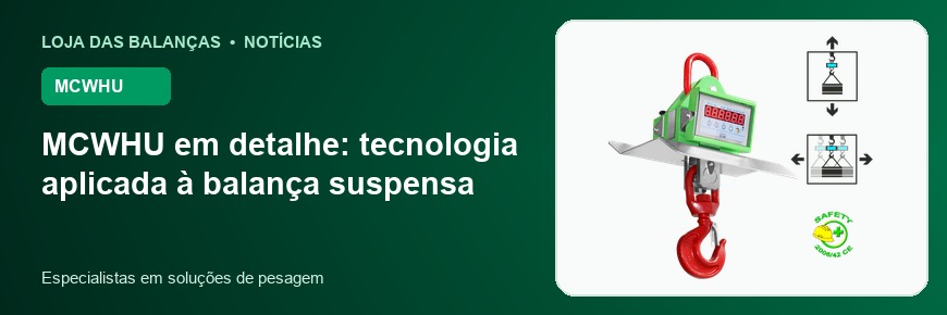 MCWHU em detalhe: tecnologia aplicada à balança suspensa