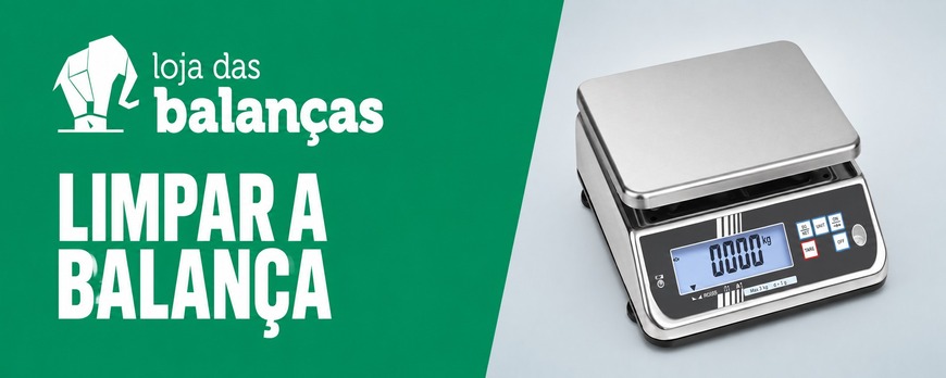 Limpar a balança: começar pelo manual do modelo
